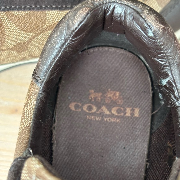 Coach Brown and Tan Sneakers - Picture 6 of 9